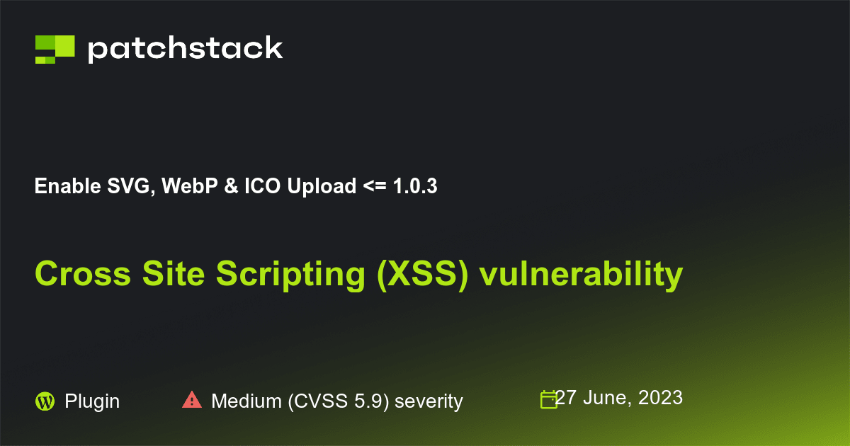 WordPress Enable SVG, WebP & ICO Upload plugin